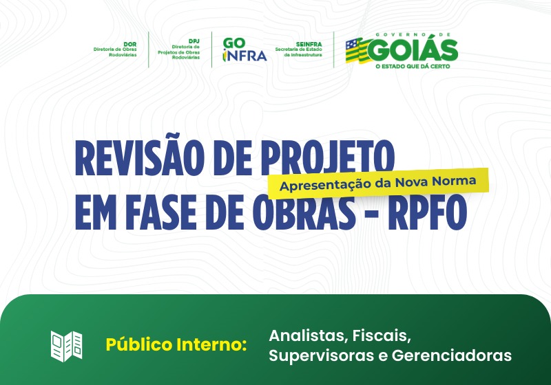 Revisão de Projeto em fase de obras - RPFO ( Apresentação da nova Instrução Normativa)